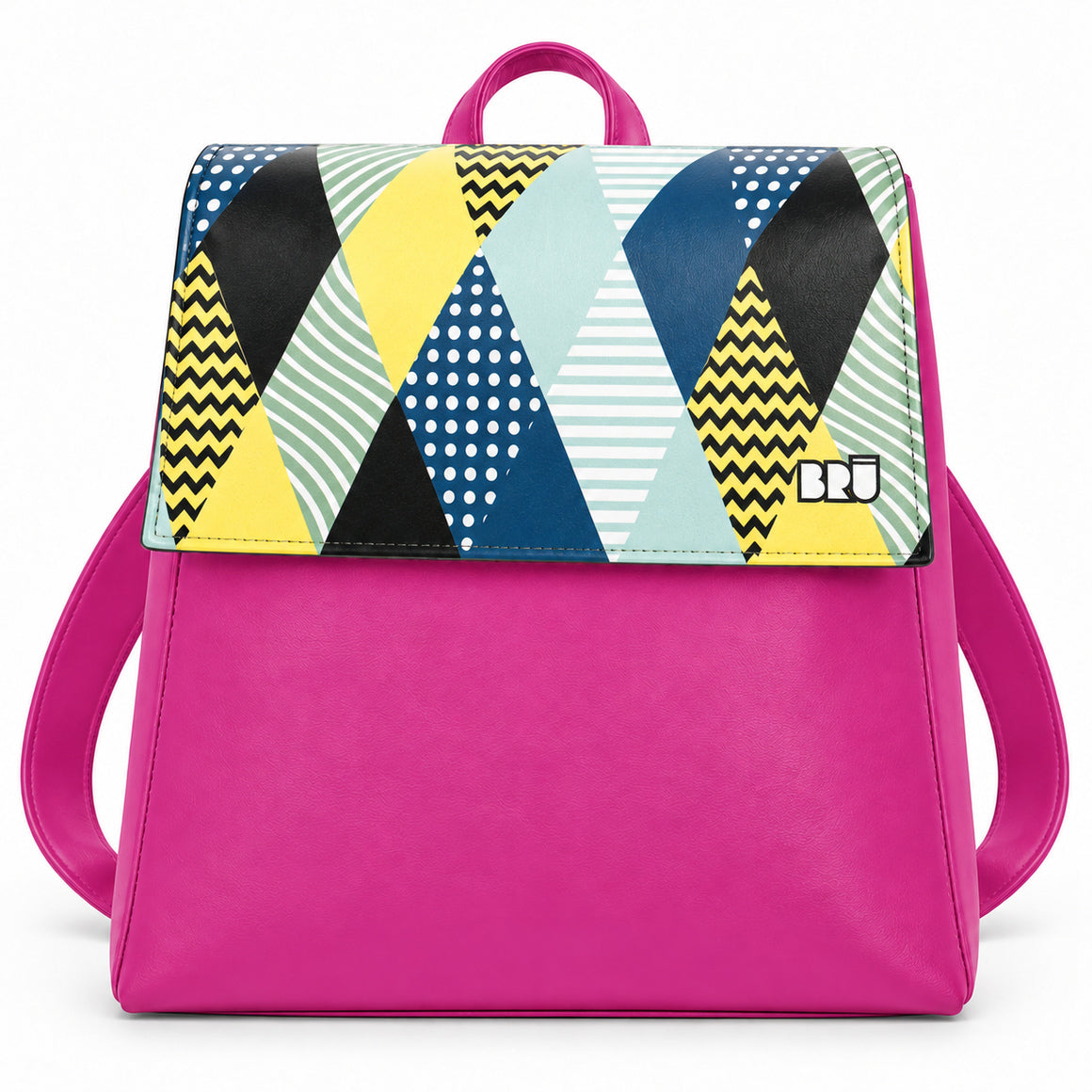 Zaino Mimì | Fuchsia – Venice Edition Blue – frontale