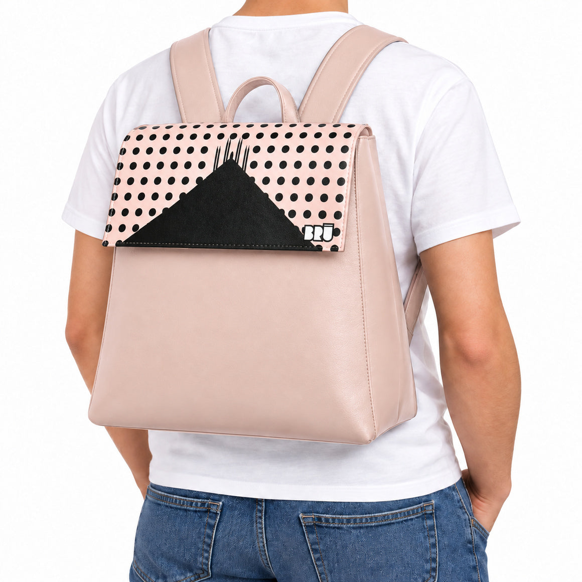 Zaino Mimì | Pink – Milan Edition Pink – indossata