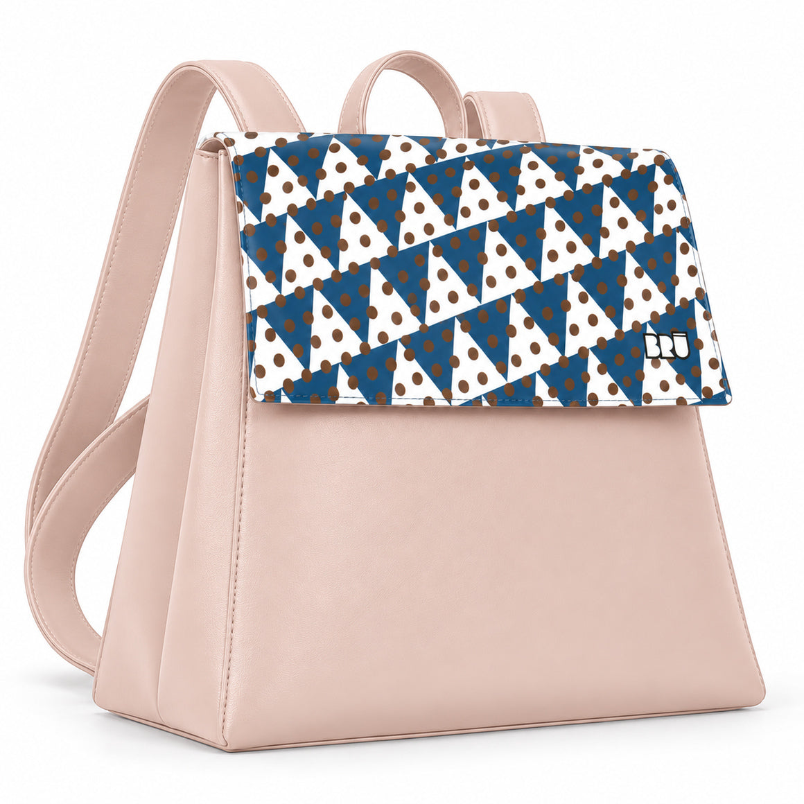Zaino Mimì | Pink – Naples Edition Blue – laterale