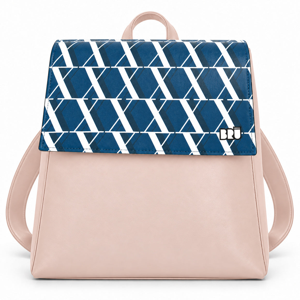 Zaino Mimì | Pink – Rome Edition Blue – frontale