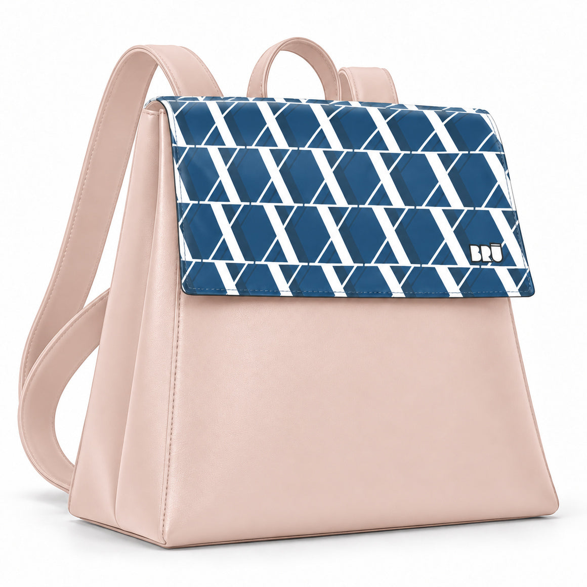 Zaino Mimì | Pink – Rome Edition Blue – laterale