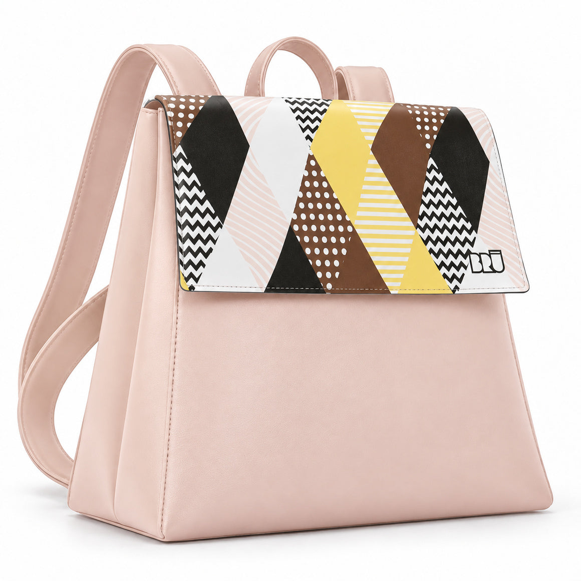 Zaino Mimì | Pink – Venice Edition Brown – laterale