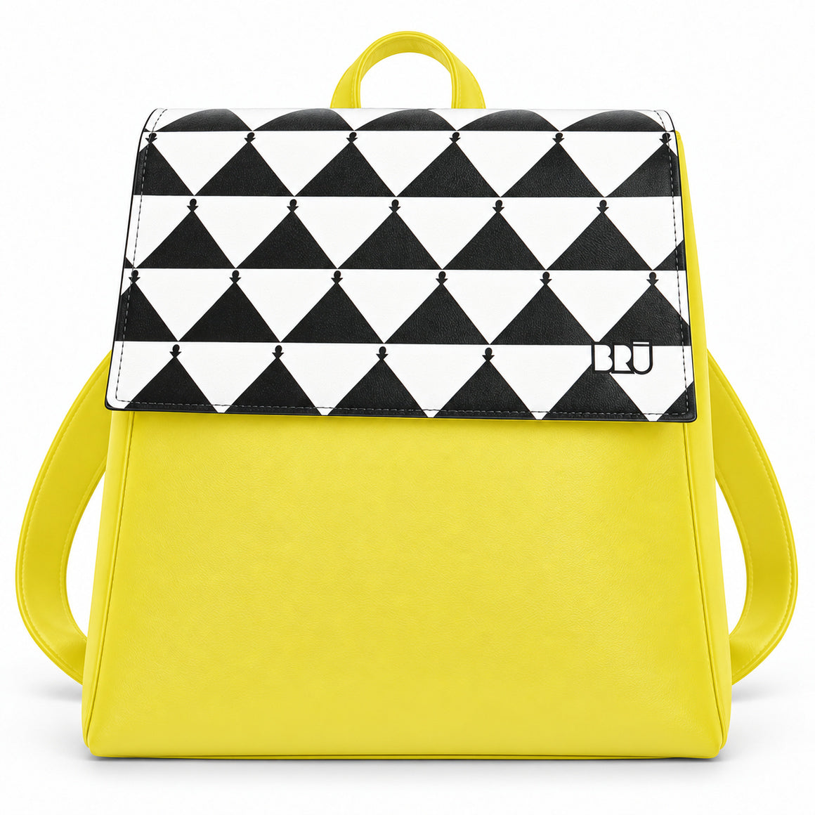 Zaino Mimì | Yellow – Apulia Edition Black – frontale