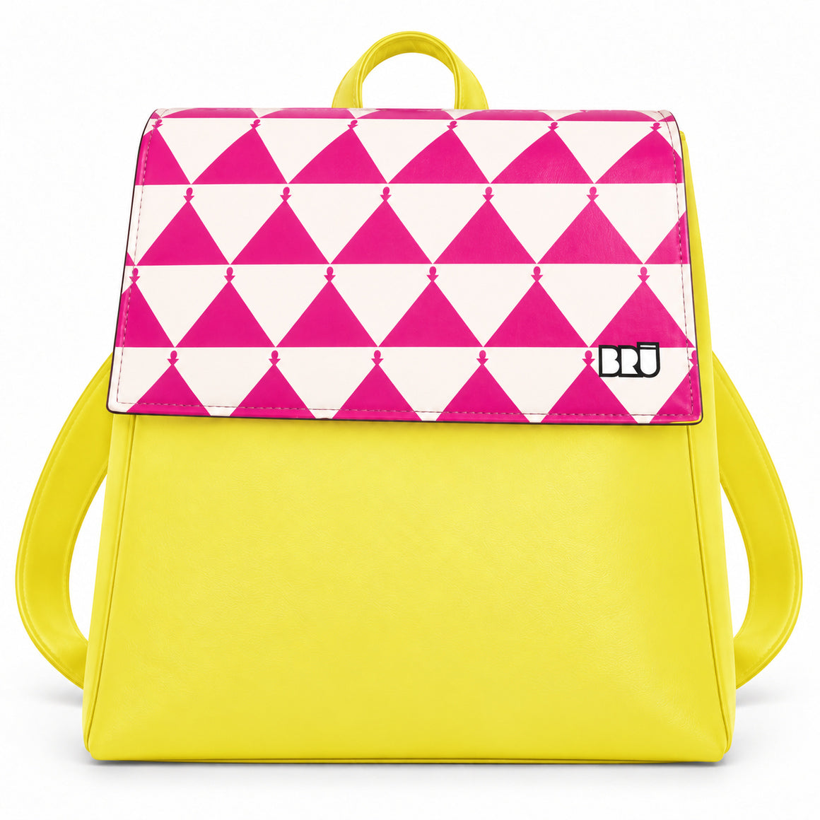 Zaino Mimì | Yellow – Apulia Edition Fuchsia – frontale