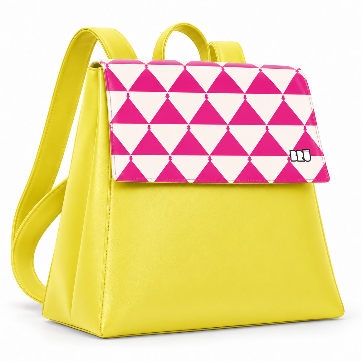 Zaino Mimì | Yellow – Apulia Edition Fuchsia – laterale