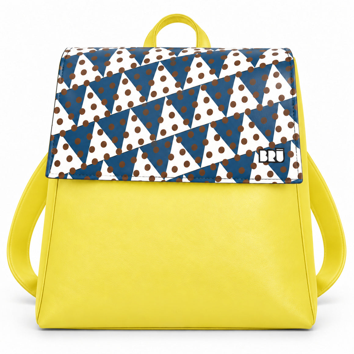Zaino Mimì | Yellow – Naples Edition Blue – frontale