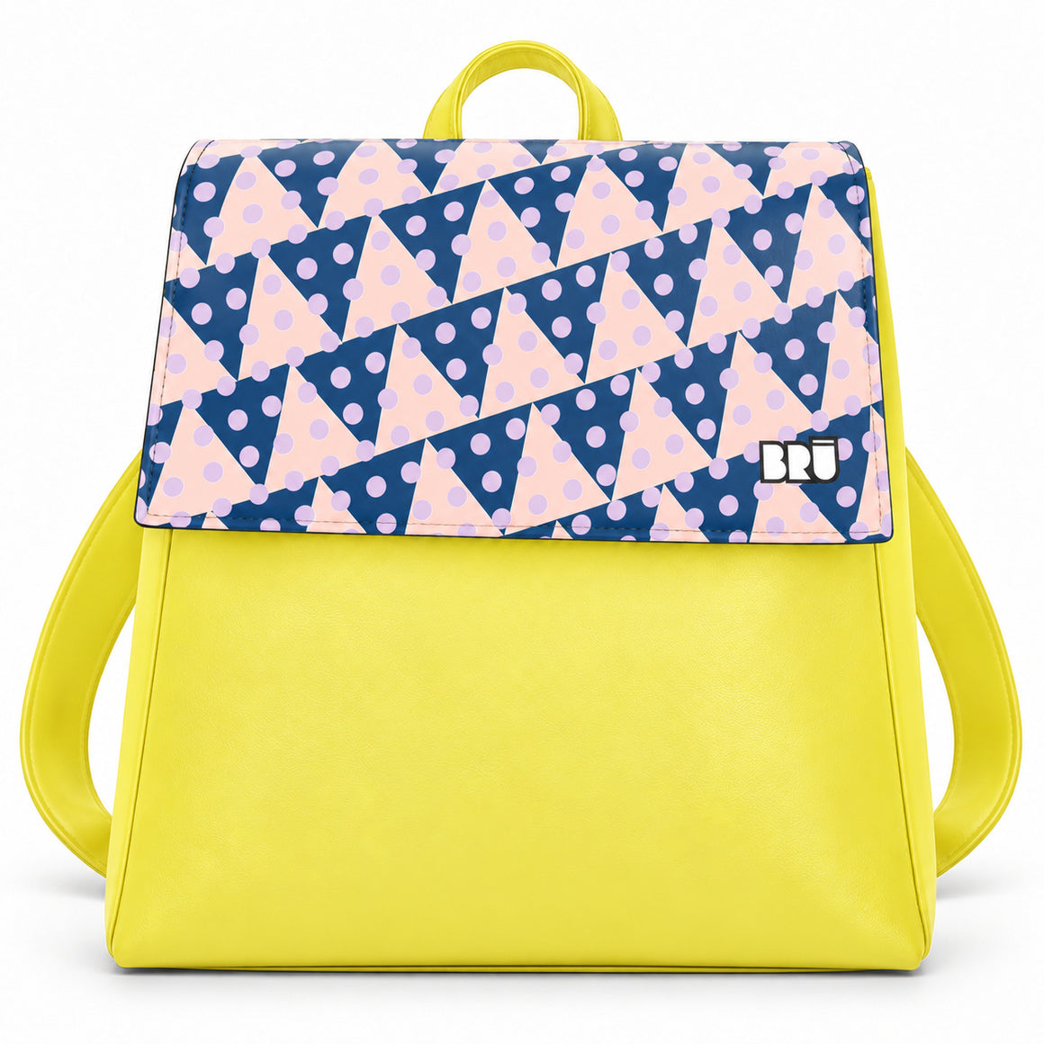 Zaino Mimì | Yellow – Naples Edition Pink – frontale