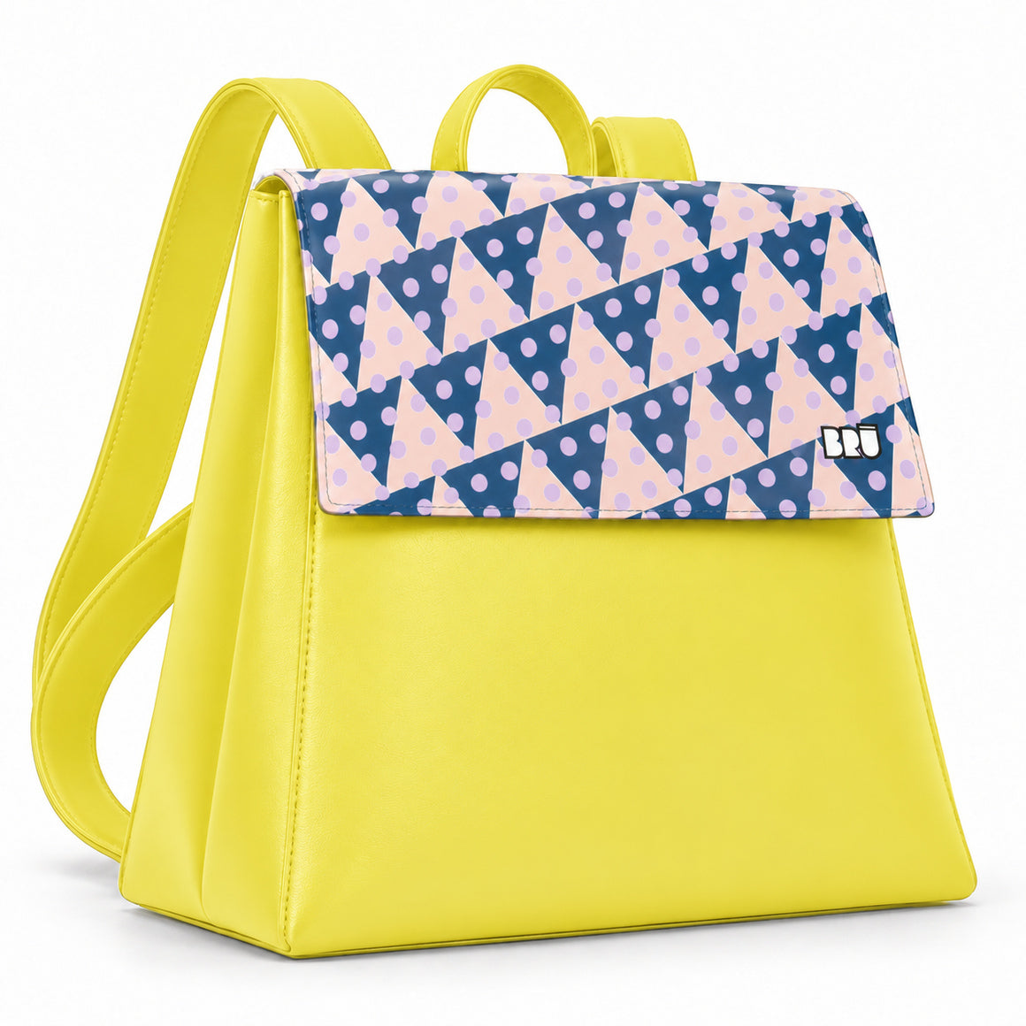 Zaino Mimì | Yellow – Naples Edition Pink – laterale