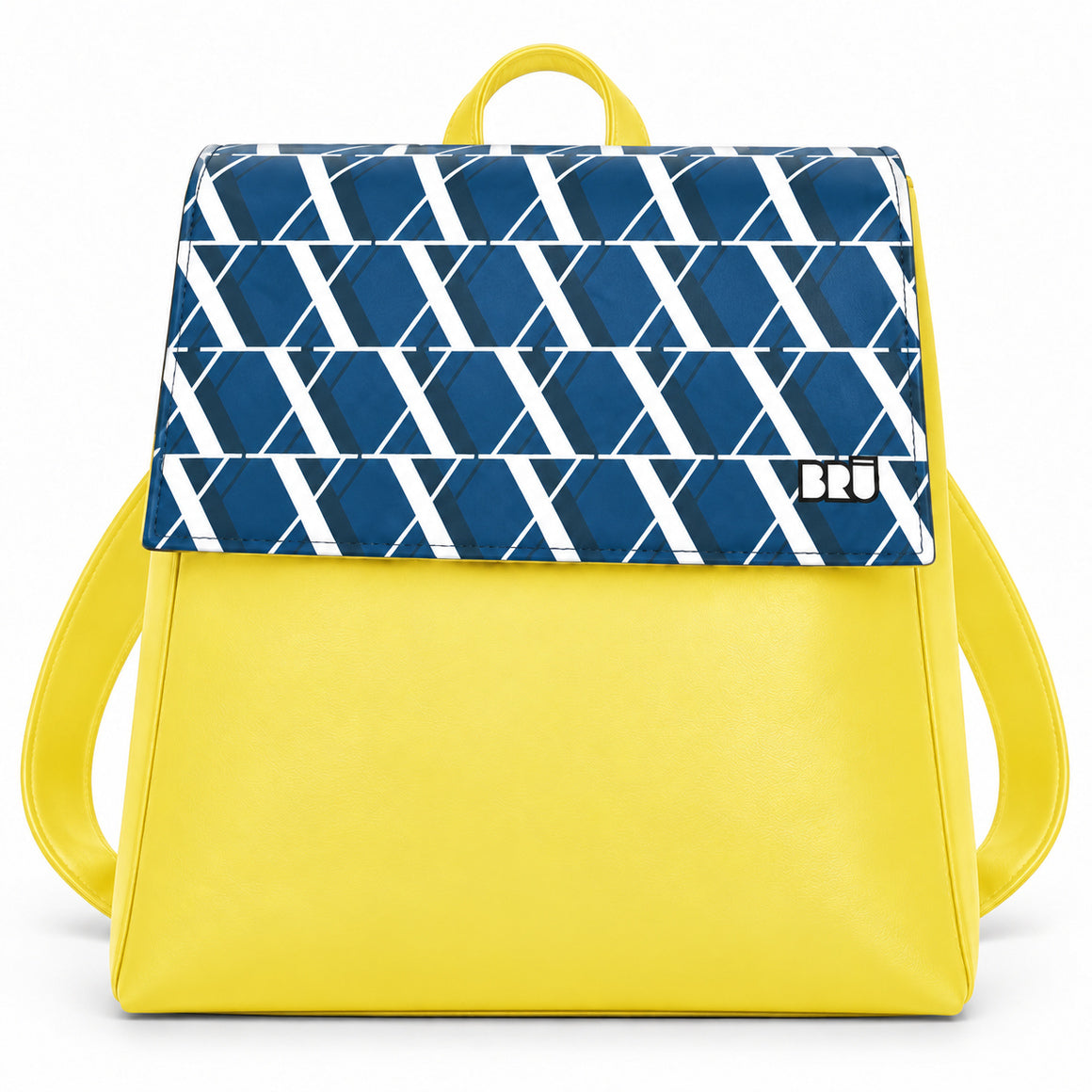 Zaino Mimì | Yellow – Rome Edition Blue – frontale