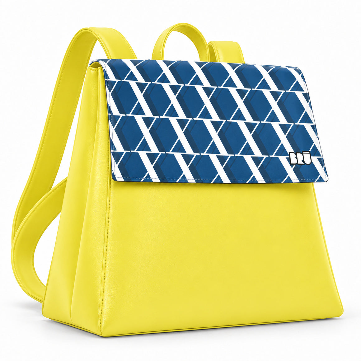 Zaino Mimì | Yellow – Rome Edition Blue – laterale