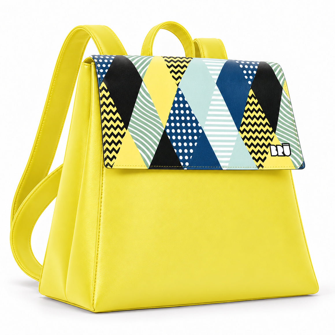 Zaino Mimì | Yellow – Venice Edition Blue – laterale