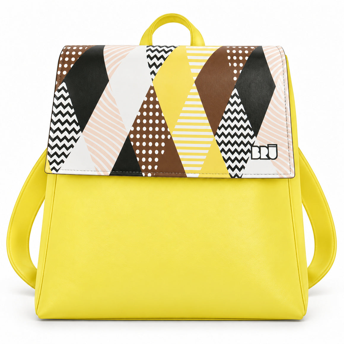 Zaino Mimì | Yellow – Venice Edition Brown – frontale